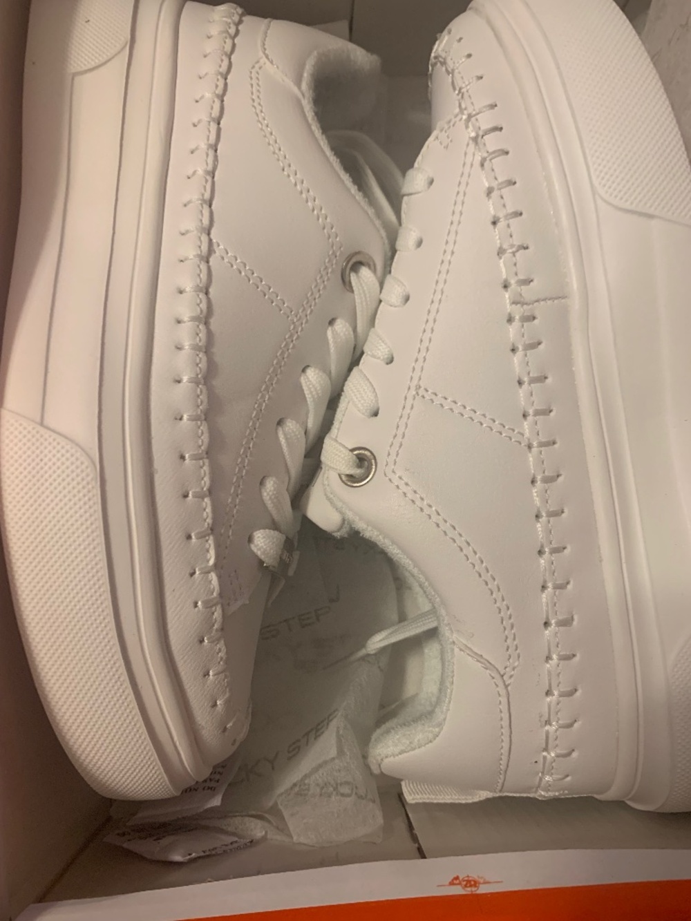 Lucky Serb fabulous new white sneakers